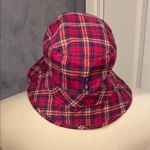 Conte of Florence pink Plaid Bucket Hat